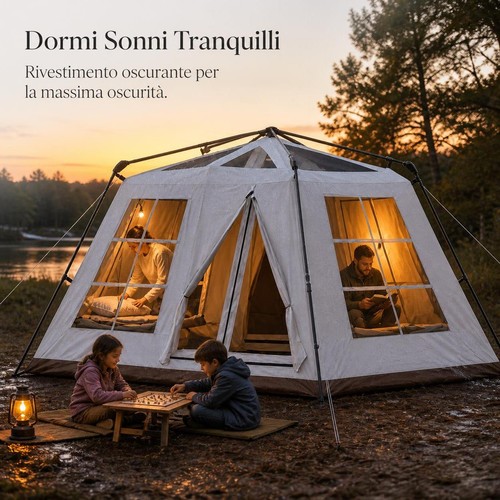 Tenda campeggio apertura - tenda,