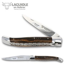 Coltello tascabile Laguiole en Aubrac - 12 cm - vite - doppia scheda - lucido