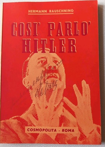 Libro così parlò hitler - libro.,