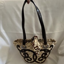 Borsa Brighton beige paglia