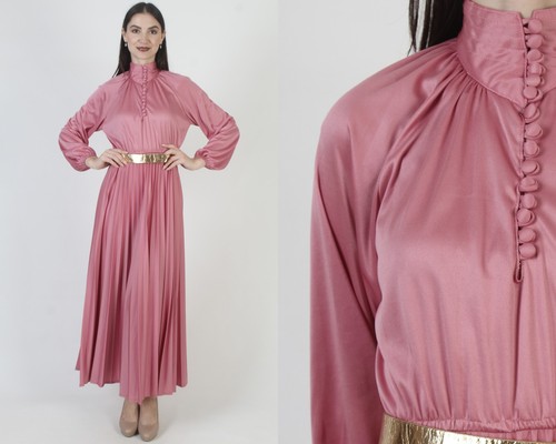 Abito vintage rosa dea greca