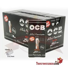 Filtri OCB Ultra Extra Slim 5,7mm PREMIUM Filtro Stick 20 Scatoline Da120 Filtre