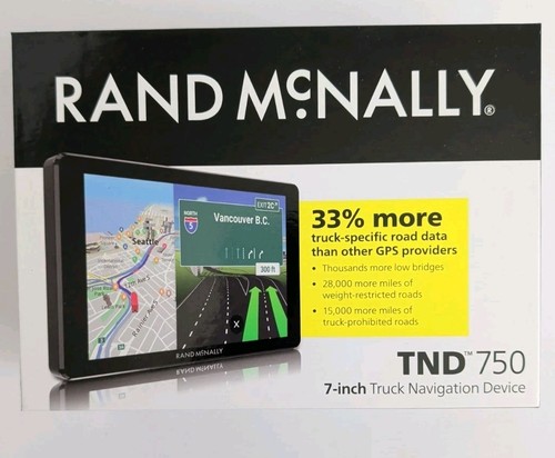 Rand mcnally tnd 750 camion - tnd-750,