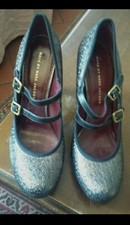 Scarpe Decolté Marc by Marc Jacobs numero 40 tacco 10 argento 