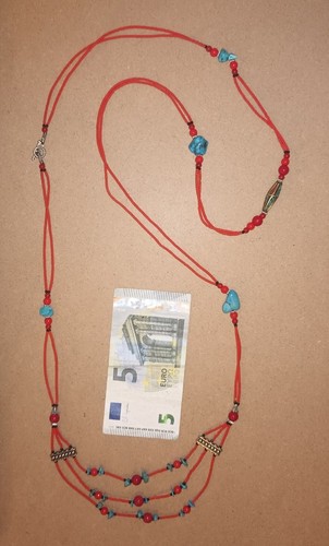 Collana vintage pietre dure
