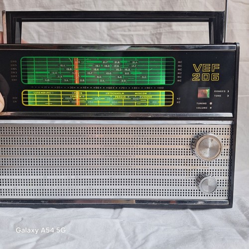 Radio retrò tento vef 206 - tento, vef-206