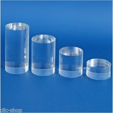 COLONNINA IN VETRO ACRILICO PER MINERALI FOSSILI A SUA SCELTA