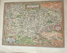 ABRAHAM ORTELIUS / 1566 CARTE