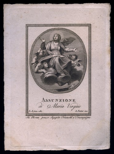 Santine incisione 1700 maria - 1700,