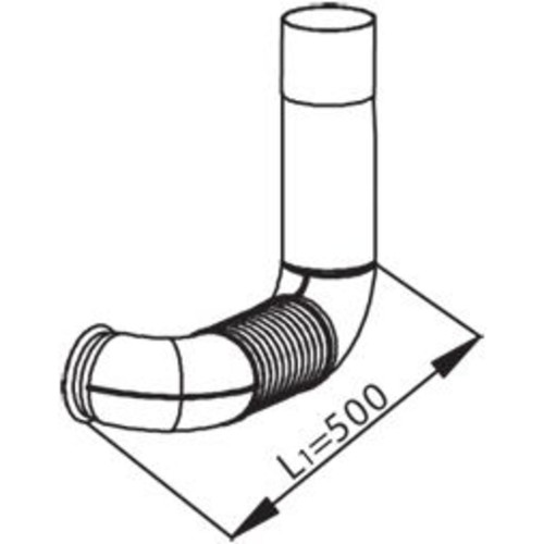 Tubo scarico dinex din53120 - tubo,