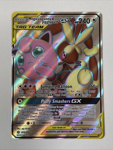 Mega lopunny jigglypuff gx - &,