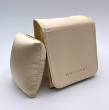 Bulgari Bvlgari pochette viaggio porta orologio watch travel pouch avorio ivory