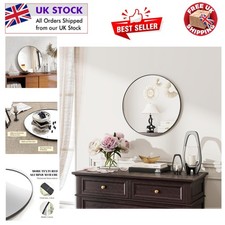 Specchio rotondo nero 50 cm