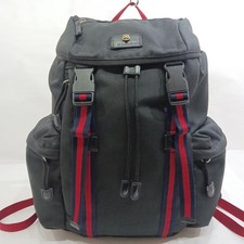 GUCCI Zaino Pelle Tela Grande