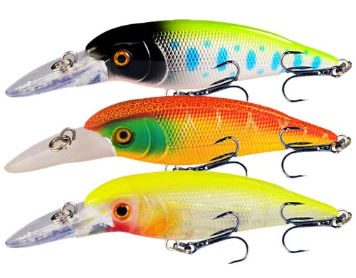 3pcs esche pesca crankbait - esche,
