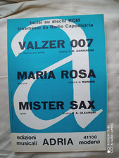 R. CORRADINI "VALZER 007" - RONIMO "MARIA ROSA" - A. OLEANDRI "MISTER SAX" 1968