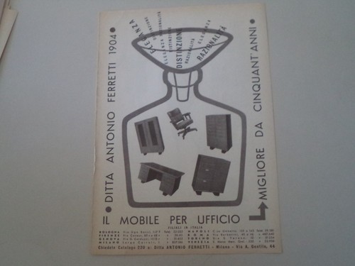 Advertising pubblicità 1957 - advertising,