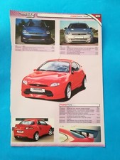 CLIPPING ARTICOLO DI GIORNALE CAR TUNING FORD PUMA DA COLLEZIONE - (77)