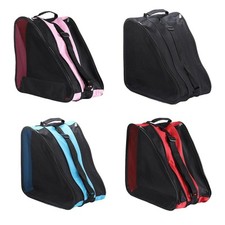 Borsa pattinaggio a rotelle borsa pattinaggio su ghiaccio leggera grande capacità moda Oxford