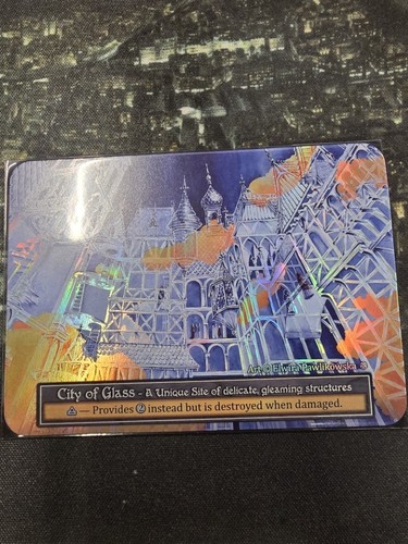Foil città vetro - città, sito