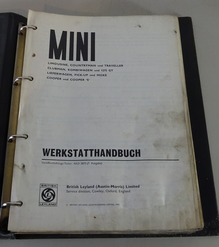 Manuale officina austin mini - manuale,