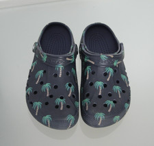 Sabot Crocs Unisex Baya seasonal blu con palme numero 39