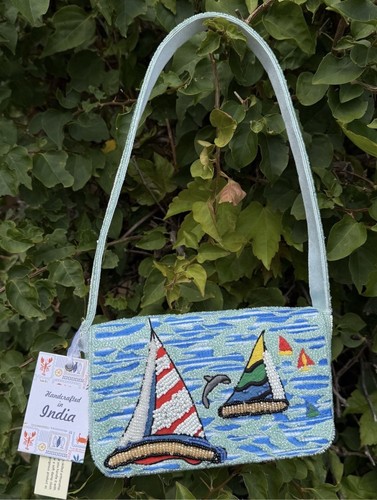 Borsa vela con perline - borsa,