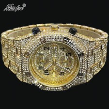 Orologio Uomo Lusso Hip Hop