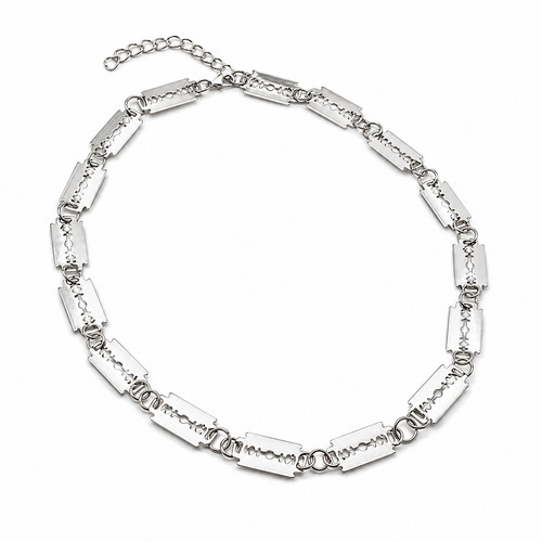 Collana catena lama rasoio