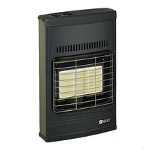 STUFA A GAS METANO PORTATILE SICAR FIAMMA PROTETTA BASSO CONSUMO A MURO ECO40