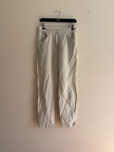 Pantalone lino panna kenzo - pantalone,