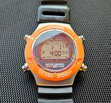 Orologio da polso uomo vintage Seiko Scuba S800-0010 Air Diver's quarzo digitale