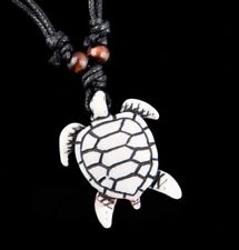 Collana con tartaruga marina colore Bianco Surf Tribale Spiaggia Estate Mare M2