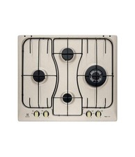 ELECTROLUX RGG6243LON PIANO COTTURA GAS 60 CM 4 FUOCHI SABBIA TRIPLA CORONA