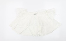 blusa donna bianca geometrica