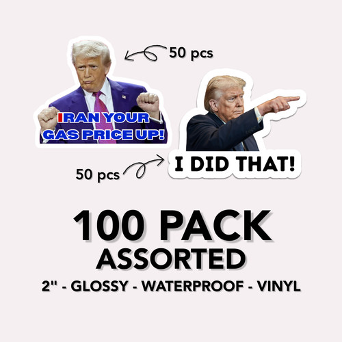 Trump did that stickers - trump,