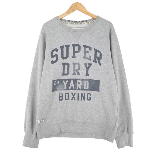 Superdry felpa uomo grigia - da,