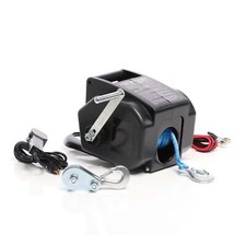 XPOtool Argano elettrico a fune 12V Verricello a motore 1570kg 350W Paranco