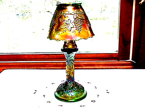Lampada candela verde - verde, "uva