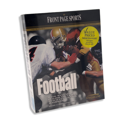 Front page sports - page, football