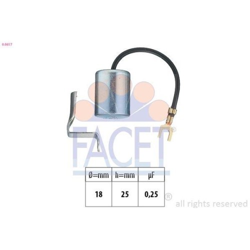 Condensatore accensione facet - accensione,