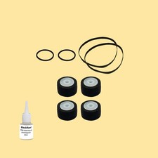 Cinghia Rullo Pressione Olio = Kit 8 per Sony TC-WR 820 A Cassette Deck