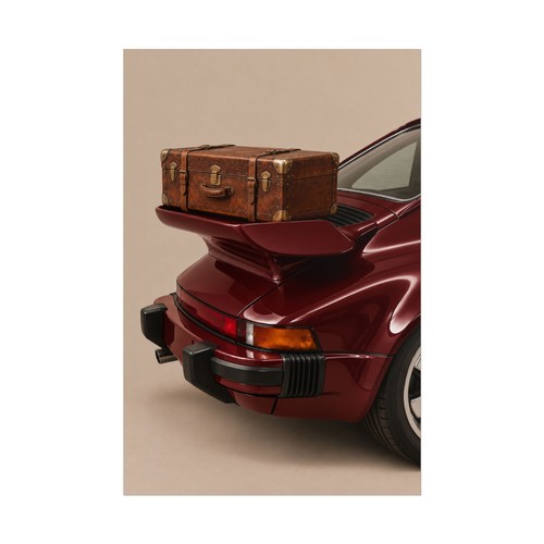 Poster valigia porsche 911 - valigia,