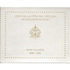 Serie euro Vaticano 2005 fdc Divisionale Sede Vacante