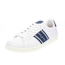 Fred Perry Sneakers Basse In Pelle Bianco - Taglia 42 [8 US 27cm] Scarpe Uomo