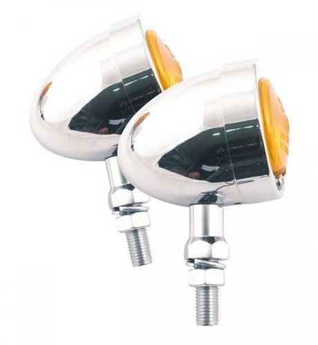 Frecce moto universali cromate - frecce,