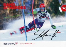 Stefan Hadalin, cartolina