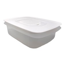 Tupperware 6476A Portaconfetti impilabile con coperchio StayFresh 6480A bianco