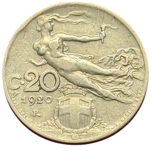 Centesimi 1920 libertà - 20,