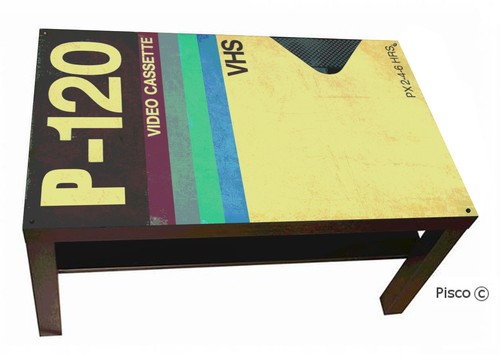 Tavolino videocassette p120 - tavolino,